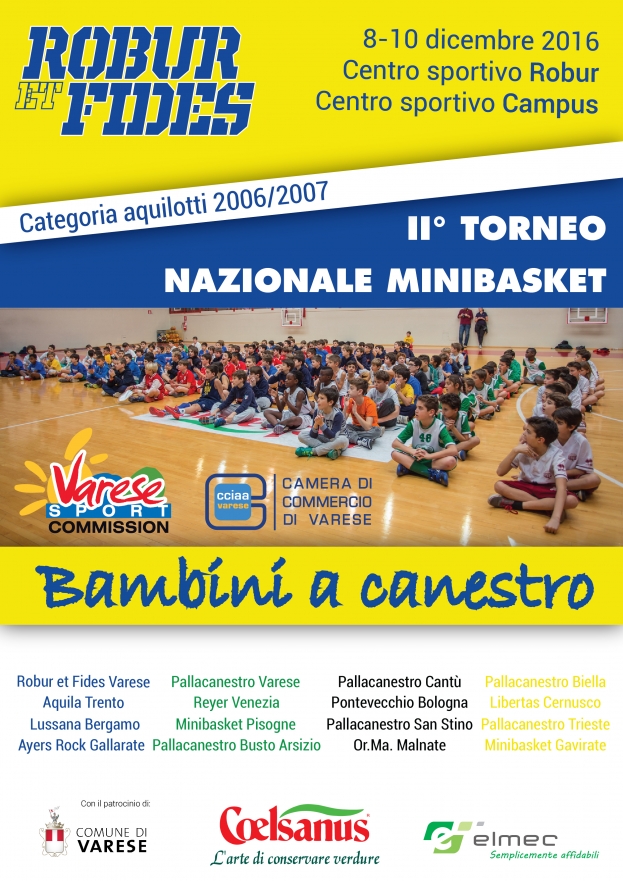 Torneo minibasket &quot;Bambini a canestro&quot;: tutto pronto per la seconda edizione