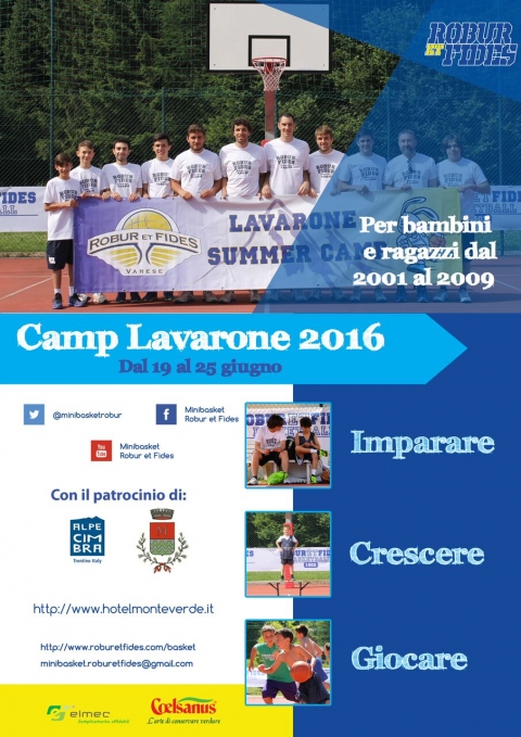 Camp Lavarone 2016: iscrizioni e novità