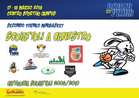 Minibasket: al via il torneo &quot;Scoiattoli a canestro&quot;