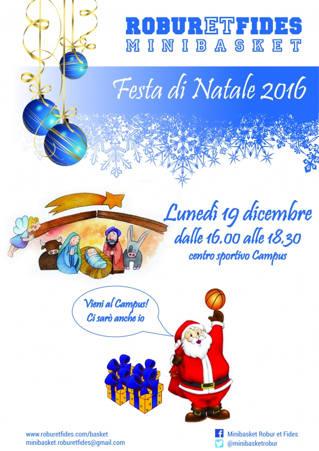 Festa di Natale 2016 Minibasket